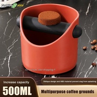FAMY Sho-Absorbent Coffee Kno Box Anti-slip Espresso Dump Bin For Coffee Grounds With Removable Kno 