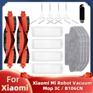 Xiaomi Robot Vacuum Mop 3C B106CN / Xiaomi Robot Vacuum S10 / Mijia STYTJ02YM Spare Parts Main Brush Side Brush Hepa Filter Mop Cloths Rag