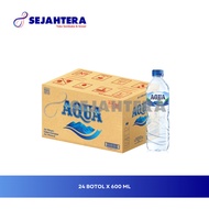 aqua botol 600 ml 1 dus air mineral