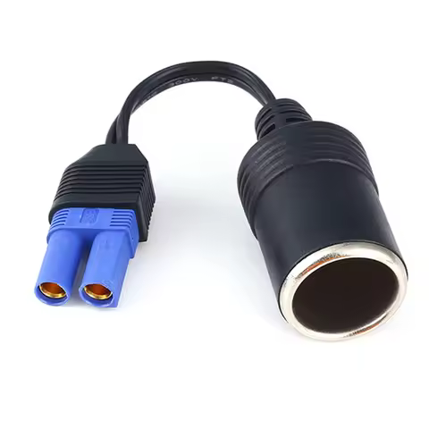 12V Portable EC5 Cigarette Lighter Socket Adapter Connector for 12V Car Battery Booster Car Jump Sta