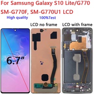 For Samsung Galaxy S10 Lite G770 SM-G770F, SM-G770U1 LCD Display Touch Screen Digitizer Assembly Dis