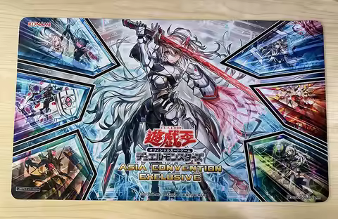 YuGiOh Sky Striker Ace - Zero Playmat Shizuku TCG CCG Mat Sky Striker Mobilize - Engage! Trading Car