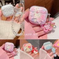 Kitty Butterfly Fish+Pendant AirPods Case For AirPods Pro3 4/3/2/1 AirPods Pro Pro2 Headphones Casin