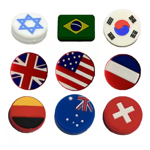 6Pcs Cute Heart-shaped Tennis Vibration Dampeners Tennis Racket Anti Vibration Flag Tennis Racquet D