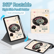 360° Roatable iPad case book for iPad Pro 11 air4/air5 10.2 8th 10th 9th 11 J11