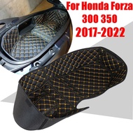 สำหรับ Honda Forza 350 Forza 300 NSS Forza350 Forza300ผ้ายางปูท้ายรถเก็บของเสริมที่นั่ง Bantal Alas กล่องกระเป๋าเดินทางป้องกันด้านใน