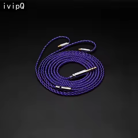 ivipQ 522 4-Core HIFI Earphone Replacement Cable,With QDC/TFZ/0.78 2PIN/MMCX/IE900/N5005,For CIEM MK