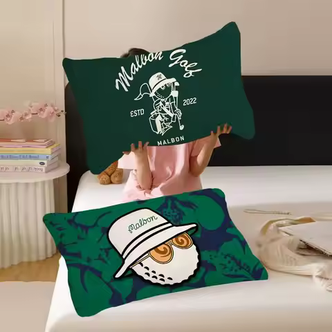 Fashion Golf MALBON Quick-Dry Polyester Pillow Towel - Anti-Head Oil & Odor-Resistant For Adult Dail
