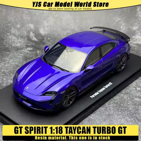 GT Spirit 1:18 TAYCAN TURBO GT Resin Car Model Static Decoration Holiday Gift Collection