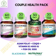 Blackmores I Folic 60 Fish Oil 1000 Odorless Coq10 75 Mg Nutrimax Vitamin D3 4000 IU Tablet