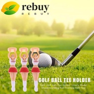 REBUY Cheerleaders Tee Novelty Golf Accessories Golf Balls Standing Girl Golf Tee Golf Practice Lady