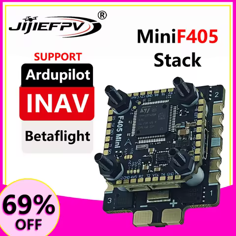 JIJIEFPV F4 Mini Fixed Wing Flight Controller F405 FC Support Ardupilot/INAV/BF Firmware 3-6S For FP