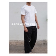 Salt 260gsm 100% Cotton Basic T-Shirt | Baju T-Shirt Kapas Tebal Oversized blank Unisex