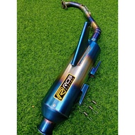 Exhaust Silent Killer RCB Exhaust PREMIUM PURPLE power pipe beat Crab beat new Click 125 power pipe 
