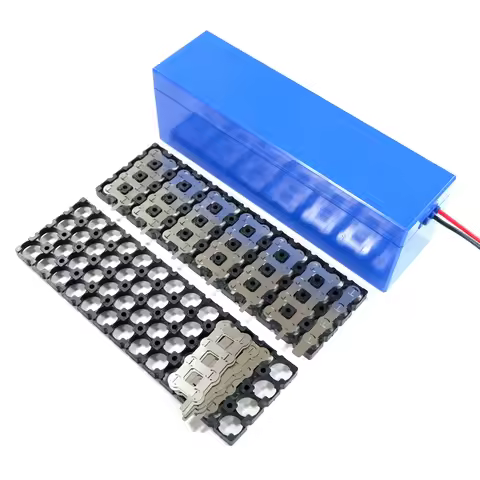 36V/48V 10Ah 12Ah Lithium Battery Case 13S4P Holder Nickel Strip Can Hold 52 18650 Cell Li-ion Batte