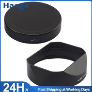 Haoge LH-X23B Square Dedicated Metal Lens Hood Shade with Metal Cap for Fujifilm Fuji Fujinon XF 23m