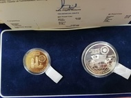 1989 Malaysia Rm5 & Rm25 commerative CHOGM Proof  old coin