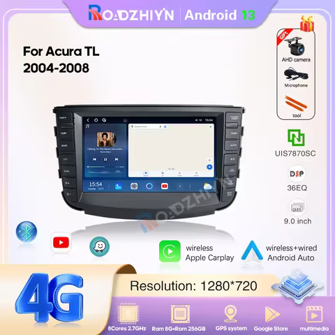 UIS7870SC Android13 car radio multimedia player For Acura TL 2004 2005-2008 GPS navigation radio Aut