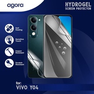 LAYAR Anti-Scratch Hydrogel For Vivo Y04 Hydrogel SCREEN Protector Film - ANTI SPY, FULL SCREEN, VIV