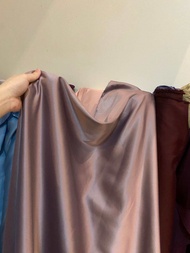 Kain Satin Velvet Premium Warna Ungu Taro Bahan Seragaman Bahan Furing Bisa untuk Background Backdro