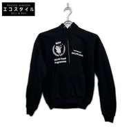 Balenciaga 2020 年 612959 黑色 WFP 標誌連帽衛衣派克大衣，S 碼 [二手]
