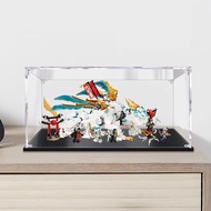 Figure Exhibition Display Box 手办陈列展示盒 Kotak Pameran Telus For Lego 71786 Zane Ice Dragon