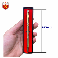 bút lính cattut ar15 chất liệu đồng thau đã đánh bóng ngòi xanh 0.7 quà tặng người lính