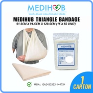 [BULK PURCHASE 50S] MEDIHUB Triangle Bandage Thickened Triangle First Aid Bandage