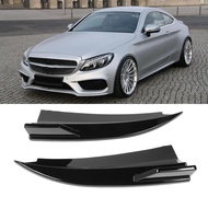 aqxreight 2PCS Rear Bumper Side Diffuser for C Class Coupe C205 Line C43 C63 2015 2021 Glossy Splitt