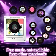 SEVENTEEN BTS EXO BIGBANG NFC Music Fridge Magnet - Rotating Record + Night Light Gift​