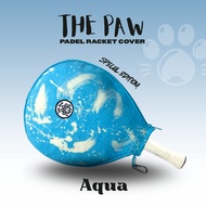 The Paw Aqua Denim Head Padel Cover with Thermal lining | Padel Racket Bag | Padel Racket Bag | Pade