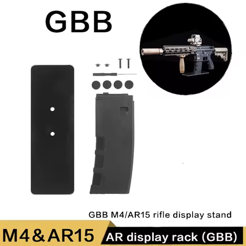 AR 15 Style Display Stand for M4 and AR15 (GBB), Hunting Rifle Display Stand Prop Accessories, for H