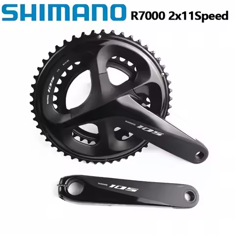 Shimano 105 R7100 Crankset 2x12 Speed R7000 2x11s 165/170/172.5/175mm 52-36T/53-39T/50-34T Road Bike