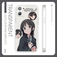 Japanese Light Tone Girl Nakano Azusa Phone Case xsmax Suitable for 16promax Apple 14 Xiaomi 15OPPOa