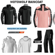 Baju Hujan Motor MOTOWOLF Set Jas Hujan Waterproof dengan Cover Sepatu