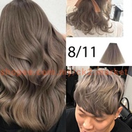 🔥 Ready Stok🔥 8/11Light Ash Blonde Hair Dye Color Cream 100ML/Popular Profesional Hair Colour  warna