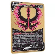 New Pokemon Metal Card Greninja Miraidon Rayquaza Vstar 3800 HP Pokemon Golden English Iron Cards Ki