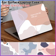 Case For Microsoft Surface Laptop 3 4 5 13.5 Inch Go 2 12.4 Inch Case Cover Hard Plastic Matte Crystal Clear Transparent Anti Scratch Protector With Free Keyboard Cover RVTT
