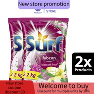 Surf Blossom Fresh Laundry Powder Detergent 2.2kg Pouch 2x