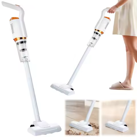 2 in 1 Vertical Clean Electric Vacuum Cleaner Handheld Wireless Vacuum Cleaner USB Rechargeable Cord