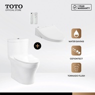 TOTO One Piece Toilet Bowl C889CDESI with Washlet TCF24410ASG SET (Concealed Connection)