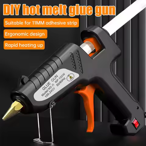 150W High-Power Hot Glue Gun Industrial-Grade DIY Hot Glue Gun 180°C Household Handheld Mini Hot Glu