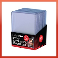 Ultra Pro 3" X 4" Super Thick Toploader 75 pt (25 pieces)
