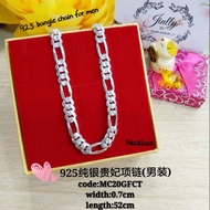 👉925 silver bangle  chain for men*rantai sesuai untuk lelaki#925纯银贵妃项链