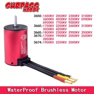 Surpass Hobby KK 3665 Waterproof Brushless Motor for 1/8 1/10 2S 3S RC Car Drift Racing Off-Road Tru