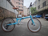 2024 新色 FNHON GUST FGC 2010 TIAGRA 10速 碟剎 20吋 451 鉻鉬鋼架 折叠車 送水架前後蛙燈叮叮