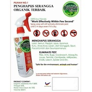 Organic Peace / Organic Rid Water Based Insect Repellent Spray Semut Lipas Lalat Kutu Lipan Anai Ana