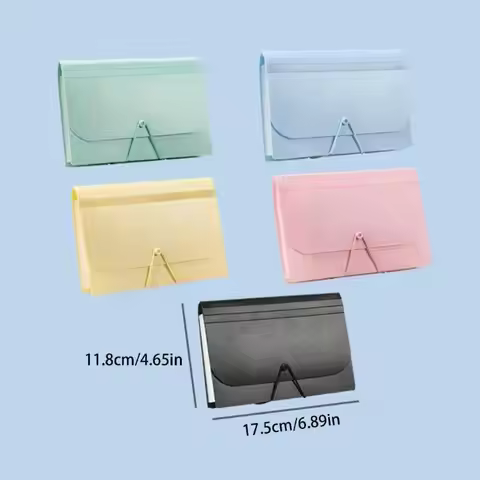 63HD 13 Pocket Expandable File Folder 13 Section Expanding Receipt Coupon Folder