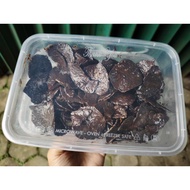 Melted chocolate banana chips, chocolate banana chips