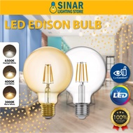 LED Edison Bulb G95 G125 Filament 4W E27 Bulb Light Bulb Mentol Lampu Designer Design